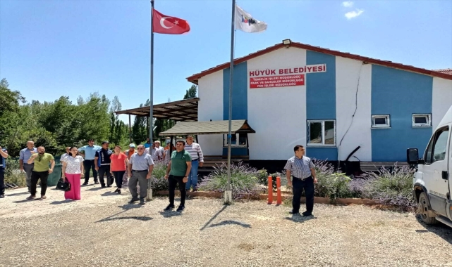 Hüyük Belediye Başkanı Çiğdem çalışanlarla bir araya geldi