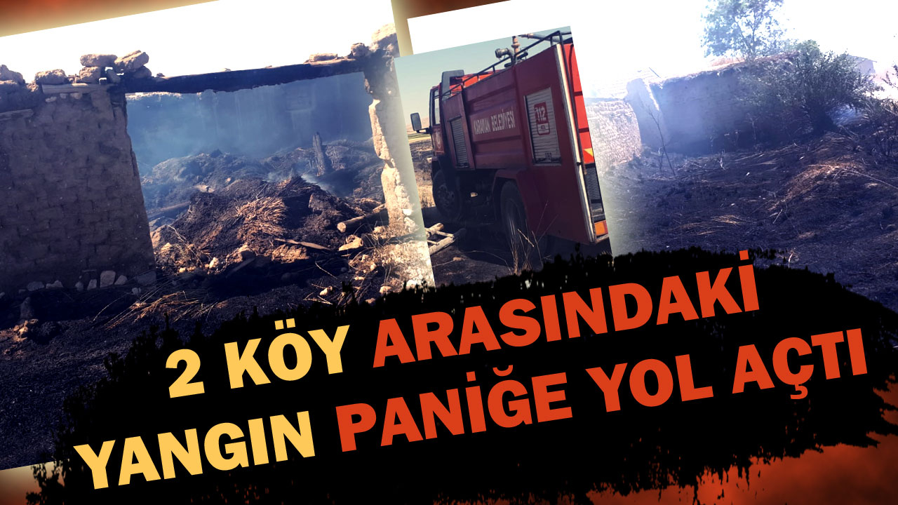 İTFAİYE BİRİMLERİ ZAMANINDA YETİŞTİ