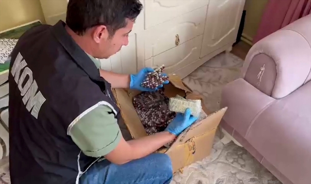 Konya'da sahte içki ve uyuşturucu operasyonunda 2 şüpheli yakalandı