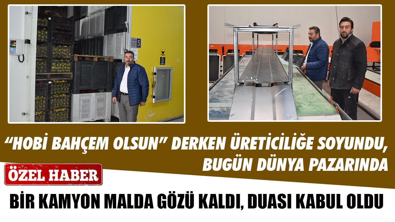 “HOBİ BAHÇEM OLSUN” DERKEN ÜRETİCİLİĞE SOYUNDU, BUGÜN DÜNYA PAZARINDA