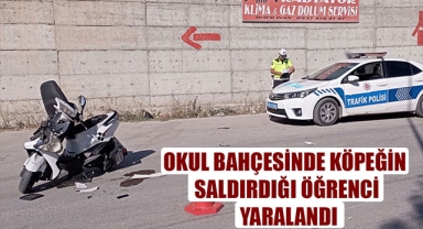 OKUL BAHÇESİNDE KÖPEĞİN SALDIRDIĞI ÖĞRENCİ YARALANDI