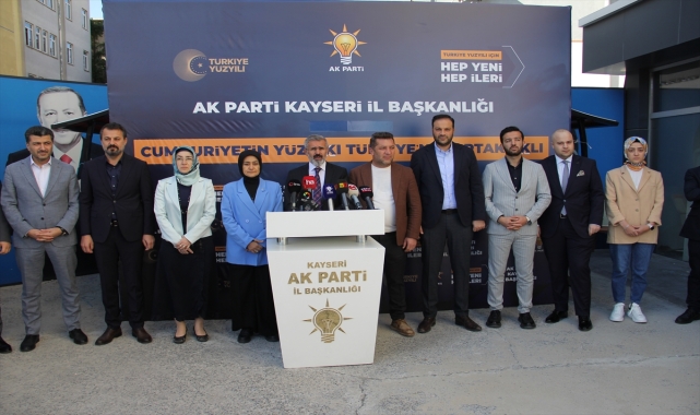 AK Parti Kayseri İl Başkan Yardımcısı Yalçın'dan Gazze'ye uygulanan ablukaya tepki
