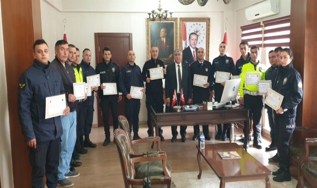 Çerkeş'te başarılı kolluk kuvvetleri ödüllendirildi