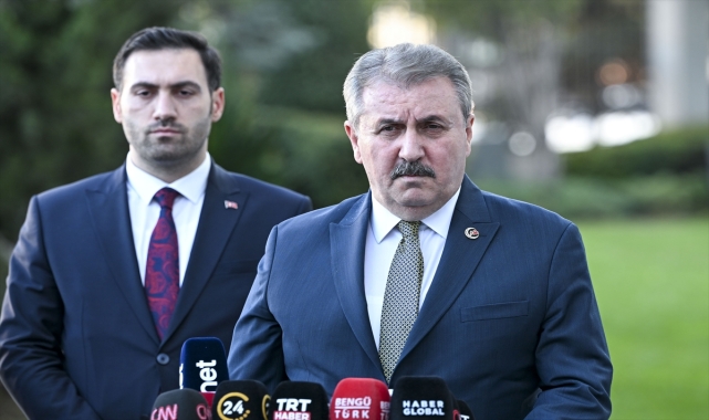 Cumhurbaşkanı Erdoğan, BBP Genel Başkanı Destici'yi kabul etti