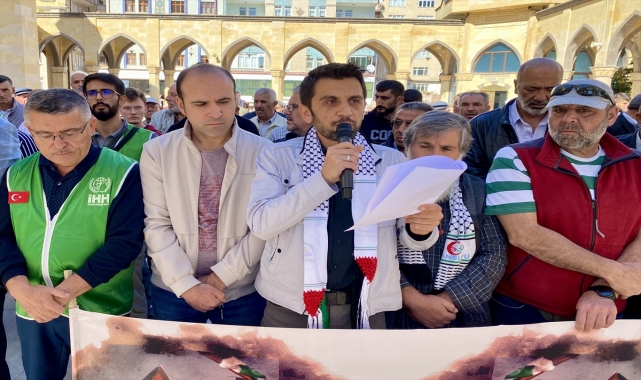 Kırşehir’de Filistin'de hayatını kaybedenler için gıyabi cenaze namazı kılındı