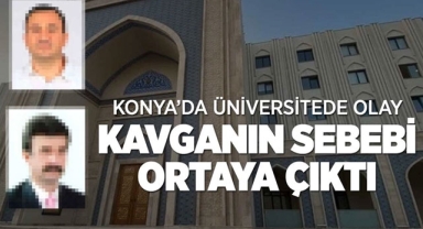 KONYA'DA BİR ÖĞRETİM ÜYESİ ODASINDA SİLAHLA YARALANDI