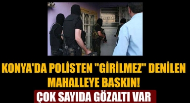 KONYA'DA POLİSTEN 