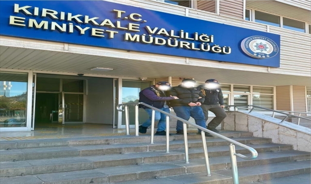 Kırıkkale'de dolandırıcılık suçundan aranan hükümlü yakalandı