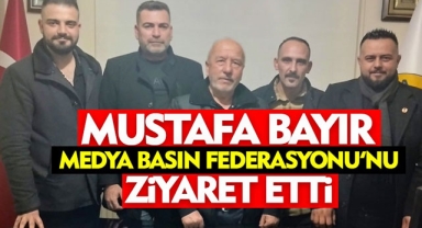 Mustafa Bayır, Medya Basın Federasyonu'nu Ziyaret Etti: Karaman İçin Vizyonunu Paylaştı