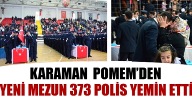 YENİ MEZUN 373 POLİS YEMİN ETTİ