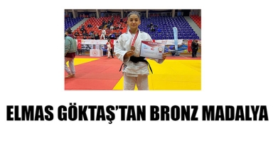 ELMAS GÖKTAŞ’TAN BRONZ MADALYA