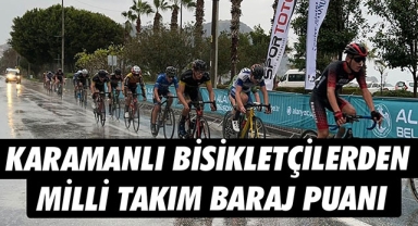 KARAMANLI BİSİKLETÇİLERDEN MİLLİ TAKIM BARAJ PUANI