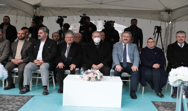 Melikgazi'nin akıl küpü kütüphanesi törenle açıldı