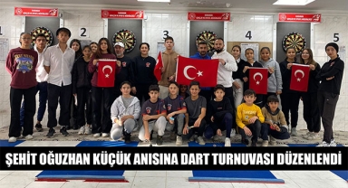 ŞEHİT OĞUZHAN KÜÇÜK ANISINA DART TURNUVASI DÜZENLENDİ