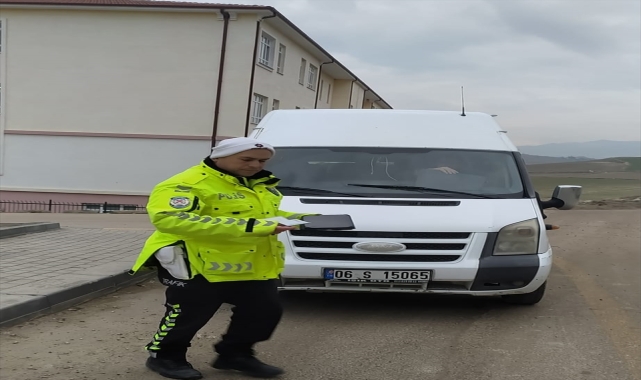 Beypazarı'nda öğrenci servisleri denetleniyor
