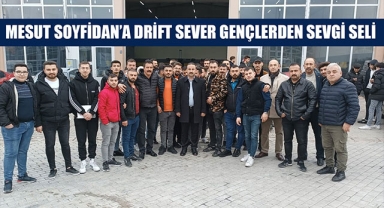MESUT SOYFİDAN’A DRİFT SEVER GENÇLERDEN SEVGİ SELİ