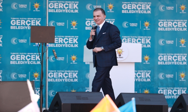AK Parti Sözcüsü Ömer Çelik, partisinin Mersin mitinginde konuştu:
