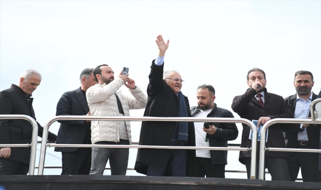 Cumhur İttifakı Tomarza'da miting yaptı