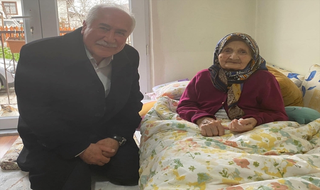 Güdül Belediye Başkanı Yalçın'dan yaşlılara ziyaret