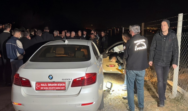 MHP Bahşılı Belediye Başkan adayı Bişkin'in aracına silahlı saldırı