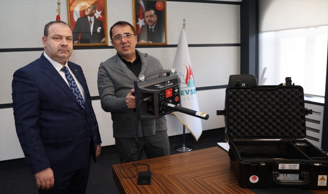 Nevşehir Belediyesine yer altı görüntüleme cihazı hediye edildi