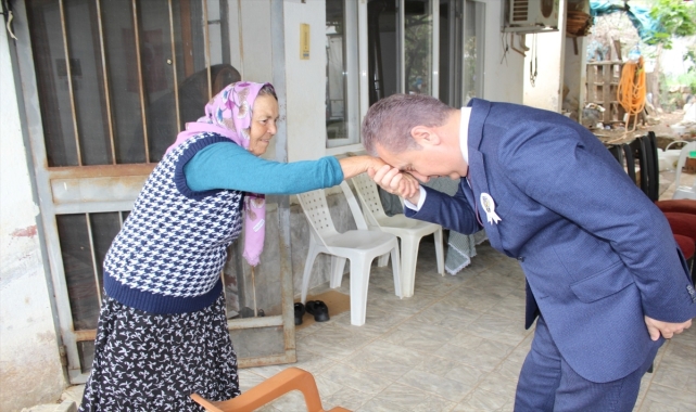 Anamur Kaymakamı Bilal Bozdemir'den şehit aileleri ve gazilere ziyaret