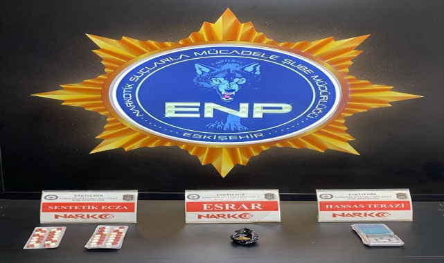 Eskişehir'de uyuşturucu operasyonunda 4 şüpheli tutuklandı