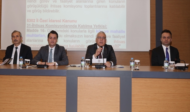 Sivas'ta muhtarlar toplantısı yapıldı