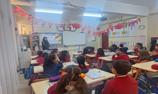 Yahşihan'daki okullarda KKKA hastalığına yönelik eğitimi veriliyor
