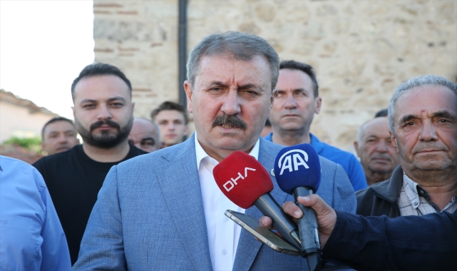 BBP Genel Başkanı Destici, Eskişehir'de bayram namazı sonrası gündemi değerlendirdi: