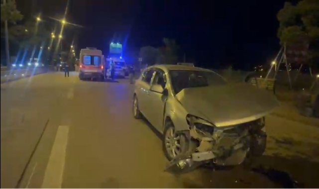 Kırıkkale'de iki otomobilin çarpıştığı kazada 6 kişi yaralandı