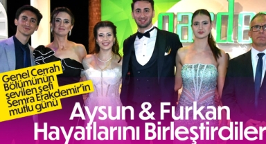 Aysun ve Furkan hayatlarını birleştirdiler