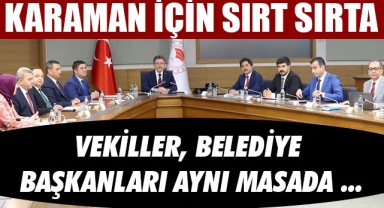 KARAMAN İÇİN SIRT SIRTA 