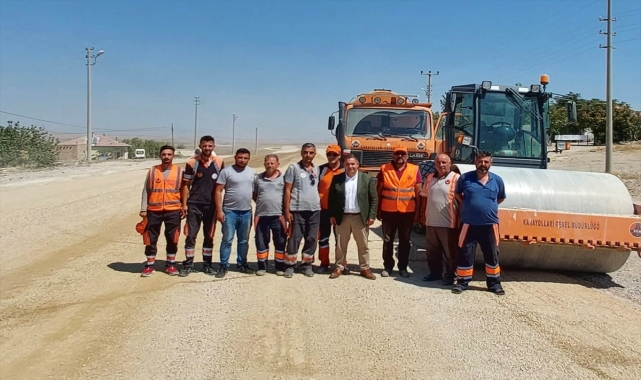 Kırşehir Valisi Buhara, Kırşehir-Ortaköy yolundaki çalışmaları inceledi