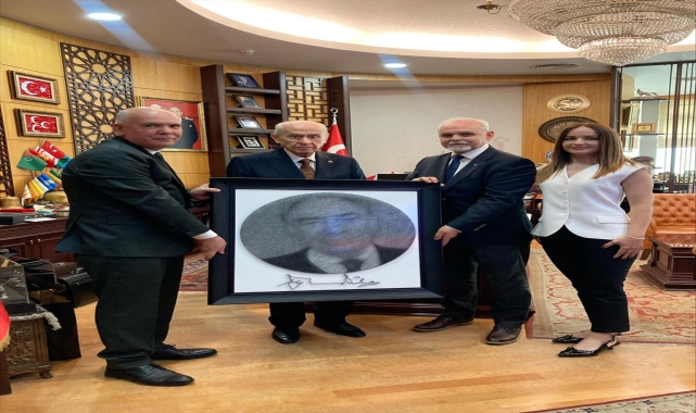 MHP Eskişehir İl Başkanı Candemir, MHP Genel Başkanı Bahçeli'yi ziyaret etti