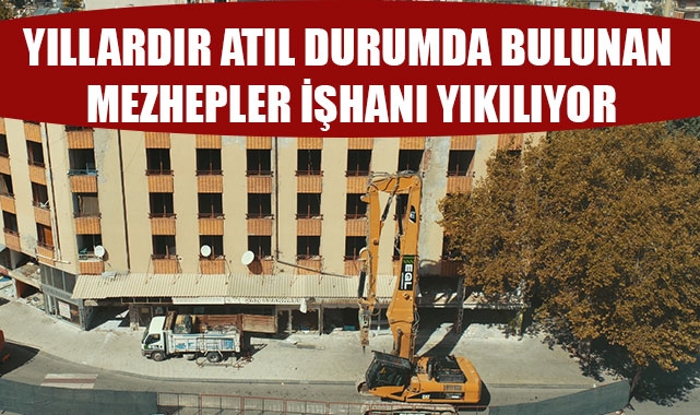 YILLARDIR ATIL DURUMDA BULUNAN MEZHEPLER İŞHANI YIKILIYOR