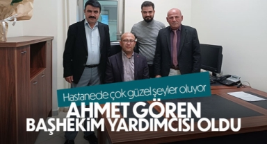 Ahmet Gören Başhekim Yardımcısı oldu.