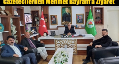 Gazetecilerden Mehmet Bayram'a Ziyaret