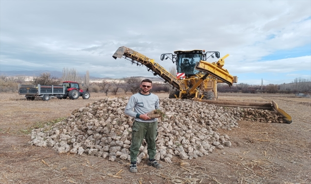 Özvatan'da pancar hasadı tamamlandı