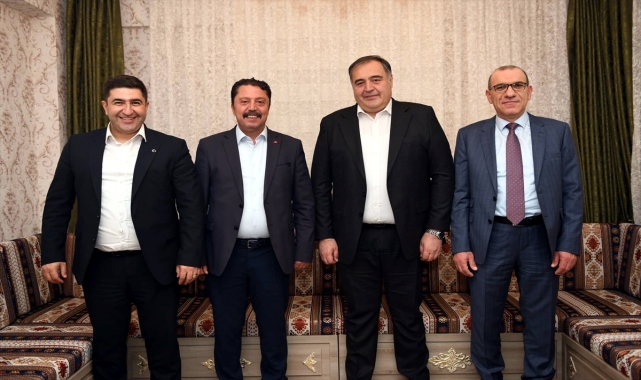 Güdül Belediye Başkanı Doğanay, Ayaş, Beypazarı ve Nallıhan belediye başkanlarını ağırladı