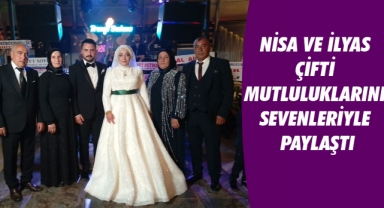 NİSA VE İLYAS ÇİFTİ MUTLULUKLARINI SEVENLERİYLE PAYLAŞTI