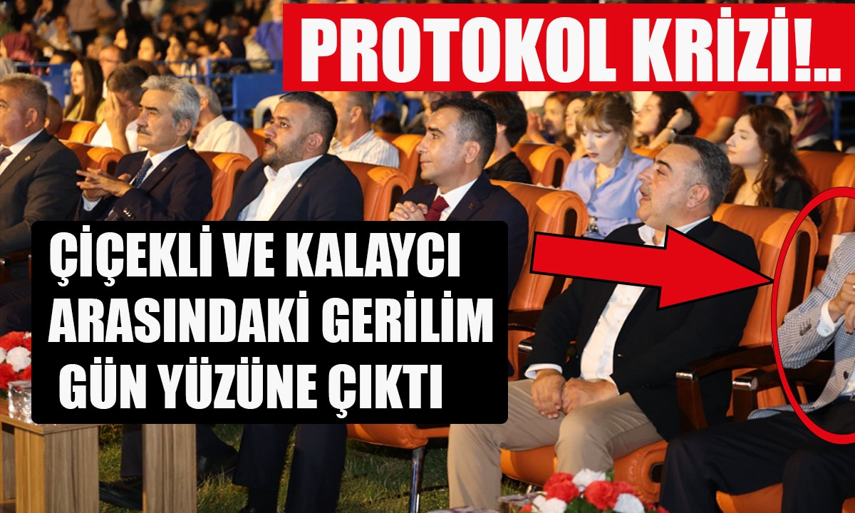 ÇİÇEKLİ VE KALAYCI ARASINDAKİ GERİLİM GÜN YÜZÜNE ÇIKTI
