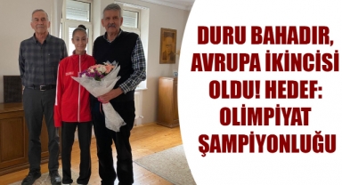 DURU BAHADIR, AVRUPA İKİNCİSİ OLDU! HEDEF: OLİMPİYAT ŞAMPİYONLUĞU