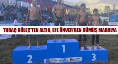 TURAÇ GÜLEÇ’TEN ALTIN, EFE ÜNVER’DEN GÜMÜŞ MADALYA