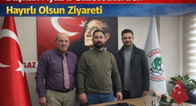 Başkan Ayaz’a Gazetecilerden Hayırlı Olsun Ziyareti