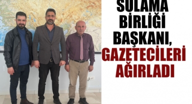 Sulama Birliği Başkanı, Gazetecileri Ağırladı