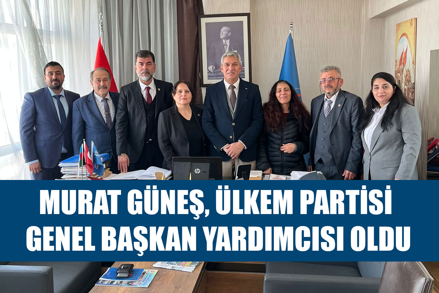 Murat Güneş, Ülkem Partisi Genel Başkan Yardımcısı Oldu