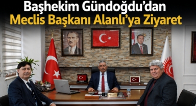 Başhekim Gündoğdu’dan Meclis Başkanı Alanlı’ya Ziyaret