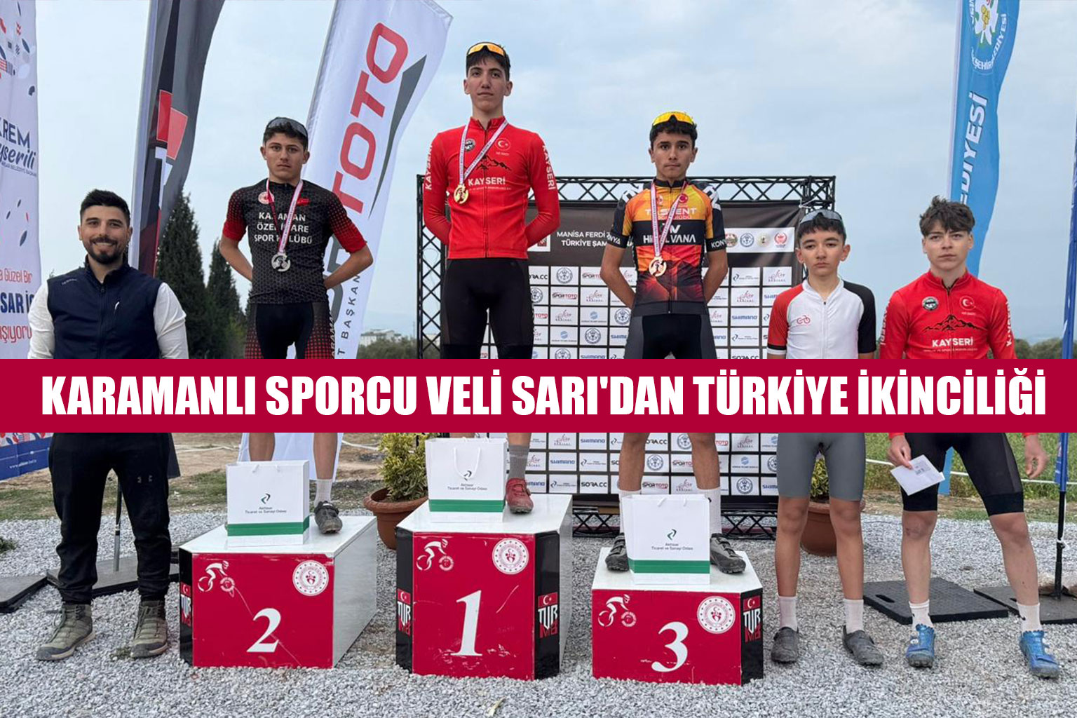 KARAMANLI SPORCU VELİ SARI'DAN TÜRKİYE İKİNCİLİĞİ