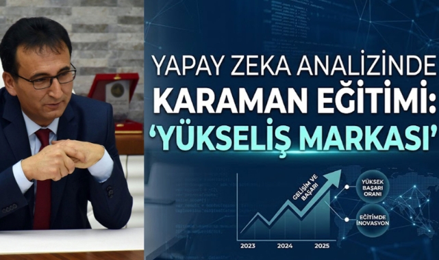 Yapay Zeka Analizinde Karaman Eğitimi: 'Yükseliş Markası